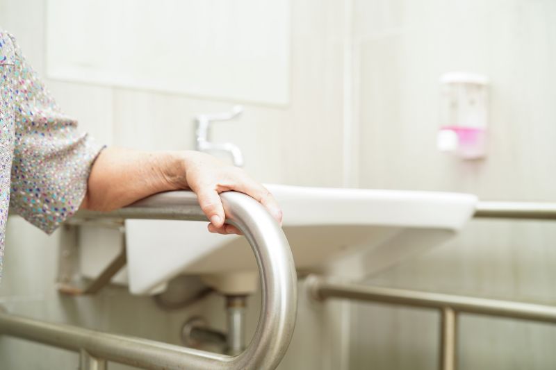 bathroom grab bar installation